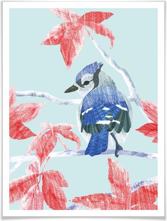 Produktbild Trenddeko Goed Blauw - Der Eisvogel (80 x 100 cm)