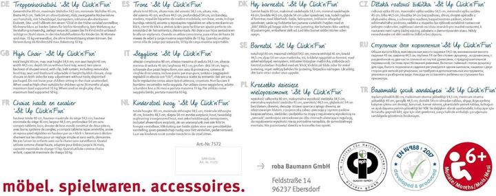 Immagine prodotto Roba Sit Up Click & Fun (Seggiolone per scale)