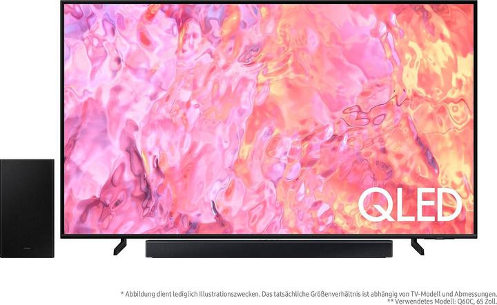Image du produit Samsung SAMS GQ-43Q60C TCS SMA UHD 108 GQ43Q60CAUXZG (43", Q60C, QLED, 4K, 2023)