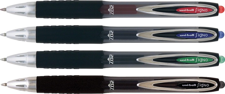 Actual product image Uni-ball Signo 207 (Blue, 1 x)