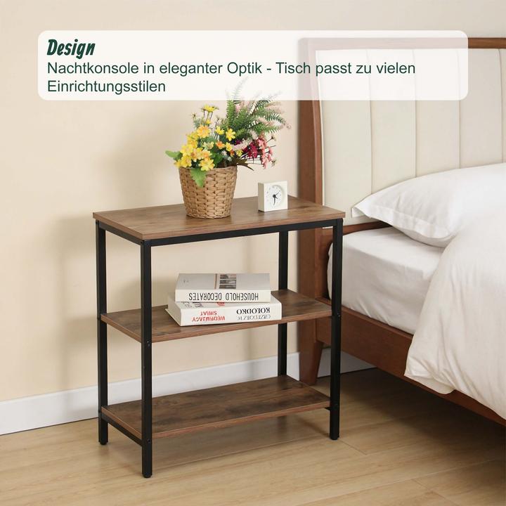 Produktbild Relaxdays Nachttisch (60 x 30 x 61 cm)