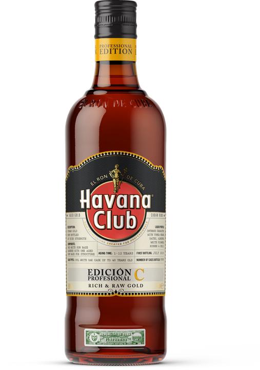 Produktbild Havana Club Edicion Profesional C Rich & Raw Gold Rum (6 x 70 cl)