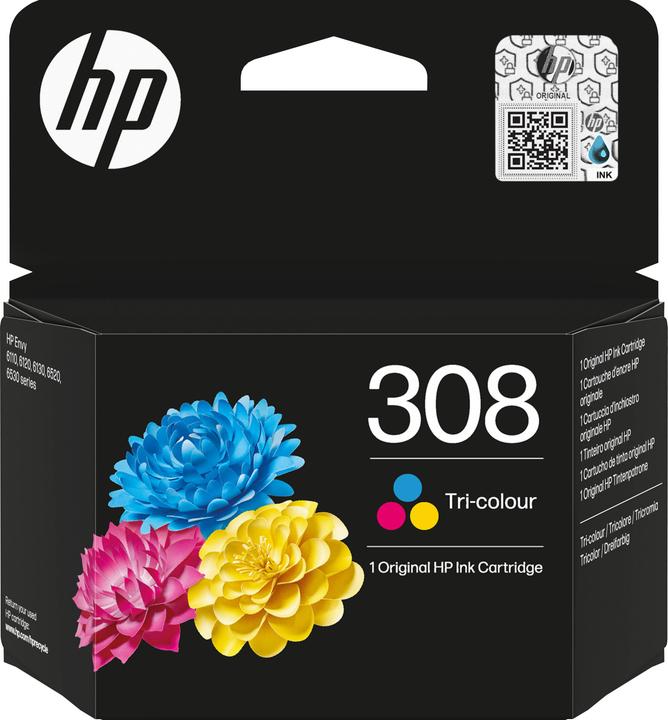 HP 7FP20UE#CE1 308 Envy Tinte 3color 120 (C, M, Y)