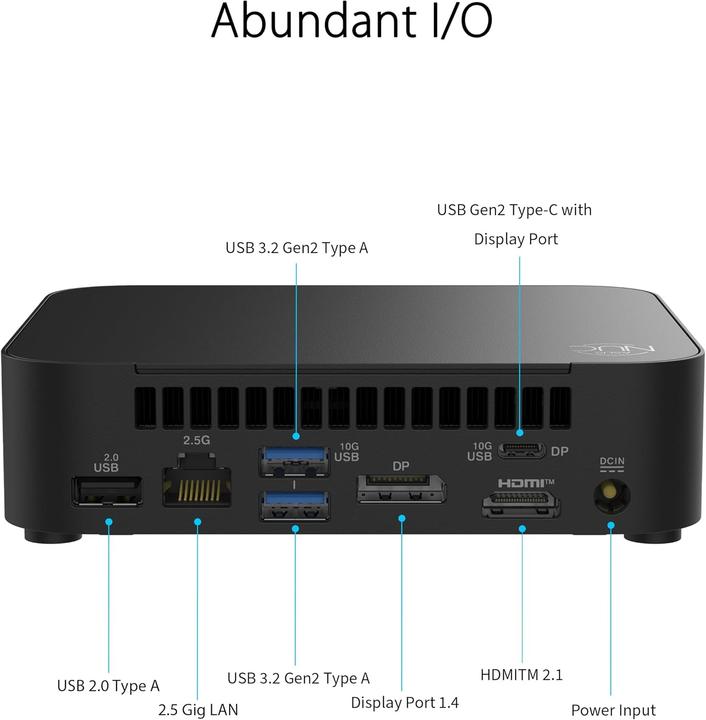 Immagine prodotto ASUS NUC 14 Essential Kit RNUC14MNK9700002 EU Cord L6