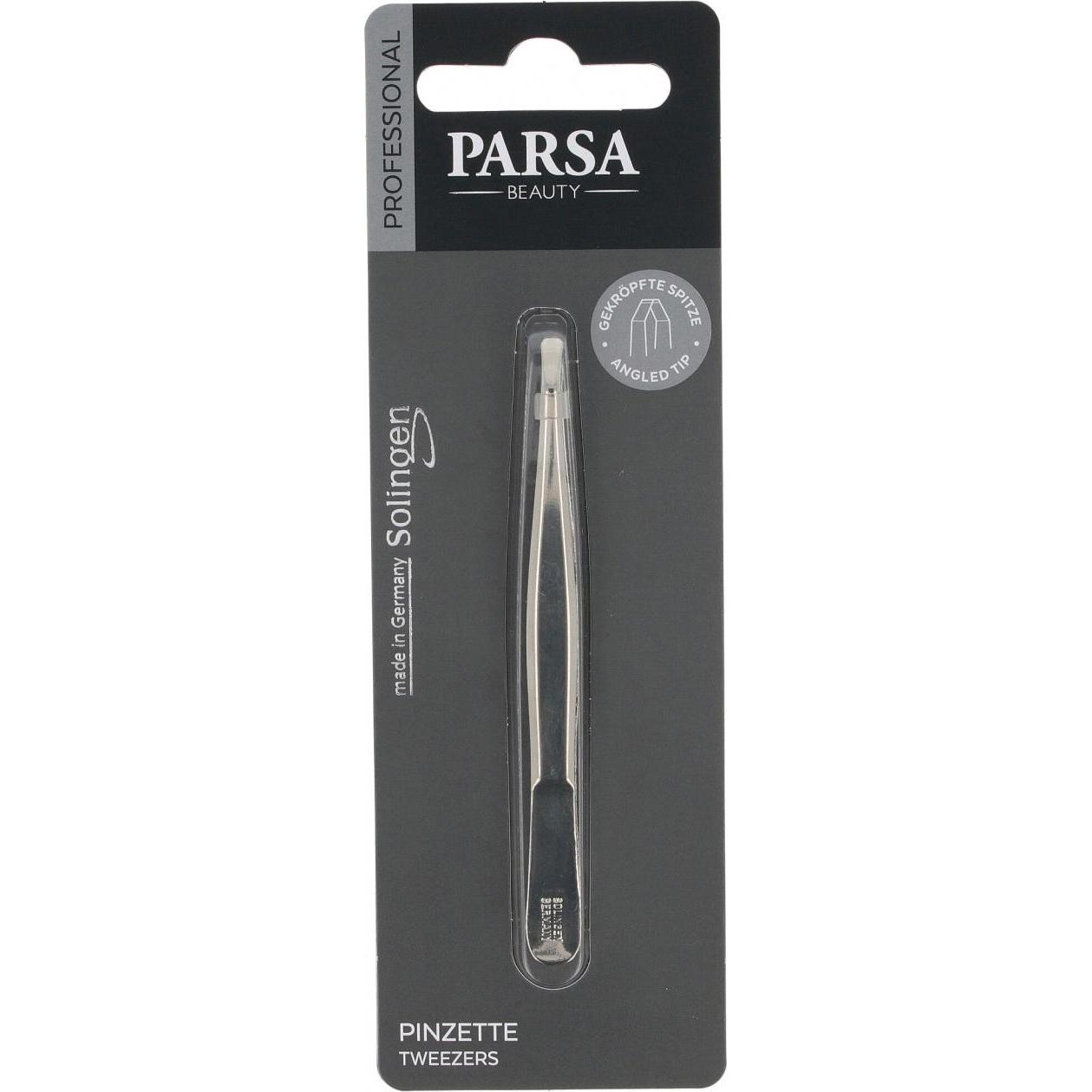 Thumbnail - Parsa Beauty, Pinzette, Parsa Profi Pinzette Solingen, gekröpft, silber