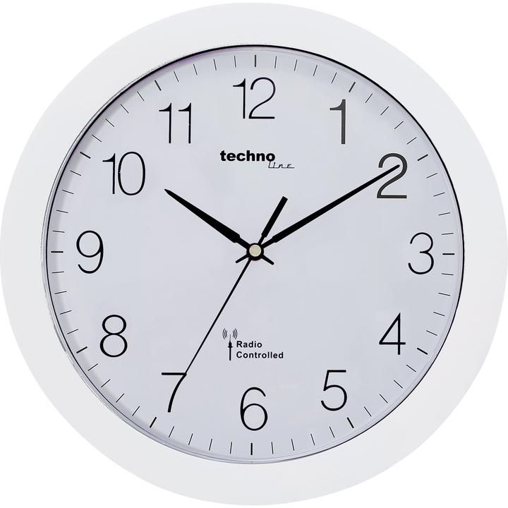 Produktbild Technoline Funkwanduhr WT8000 weiss (30 cm)