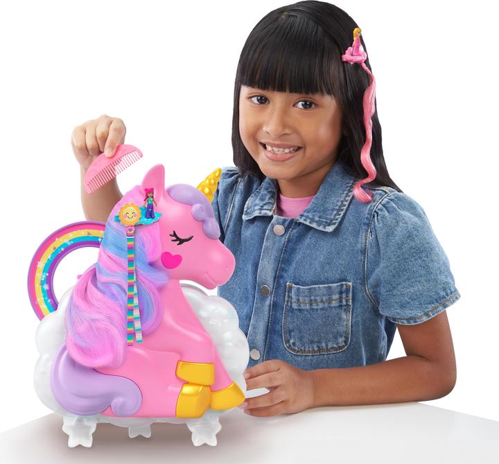 Immagine prodotto Polly Pocket Scatola del gioco dei capelli di unicorno