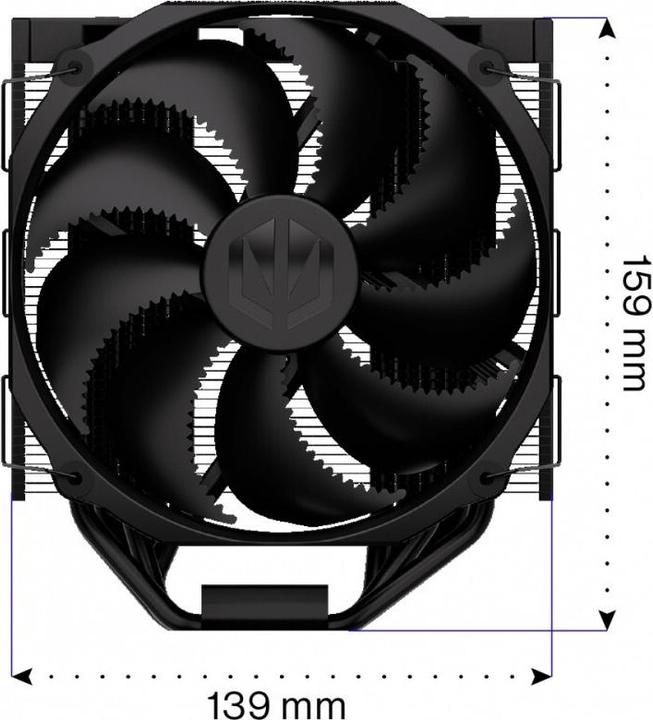 Produktbild Endorfy Fortis 5 Black (144 mm)