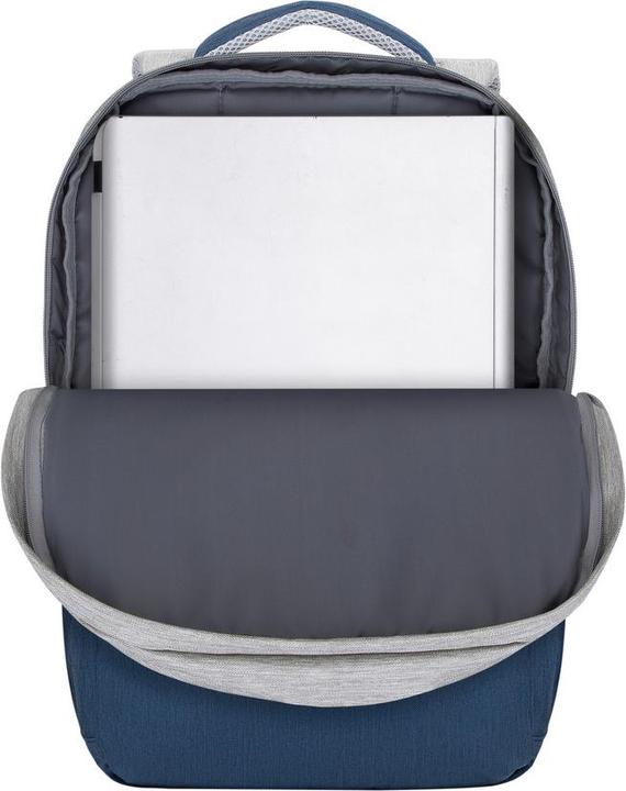 Actual product image Rivacase 7567 Grey Dark Blue Notebook Backpack up to 17.3"