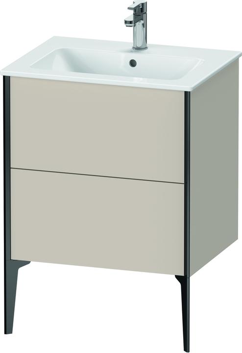Actual product image Duravit XViu 4481 Vanity unit vertical, 2 drawers, for wash basin ME by Starck 233663, 610x480 mm (61 x 48 x 59.5 cm)