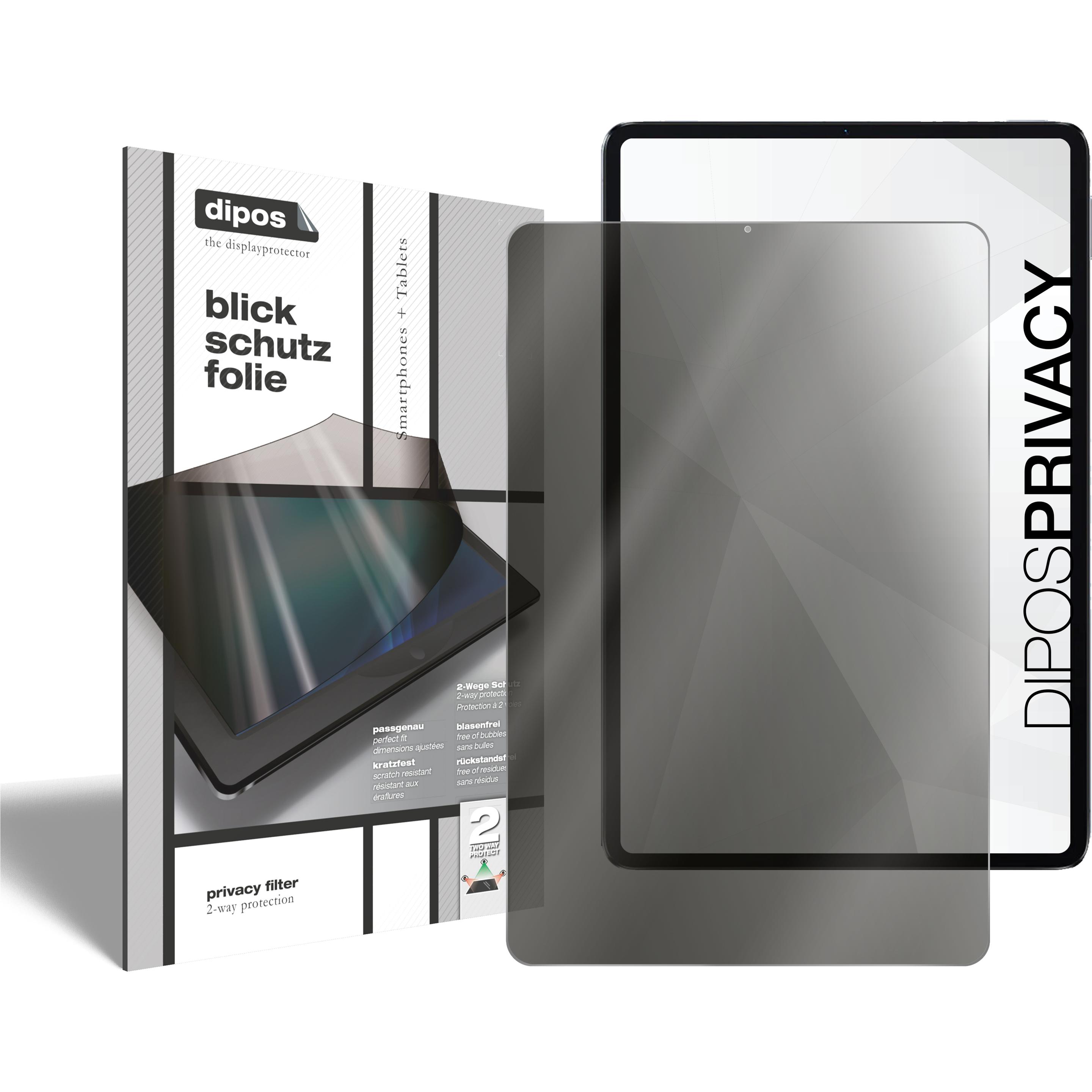 Dipos Blickschutzfolie 2-Way Anti-Shock (1 Stück, Mi Pad 5 Pro), Tablet Schutzfolie