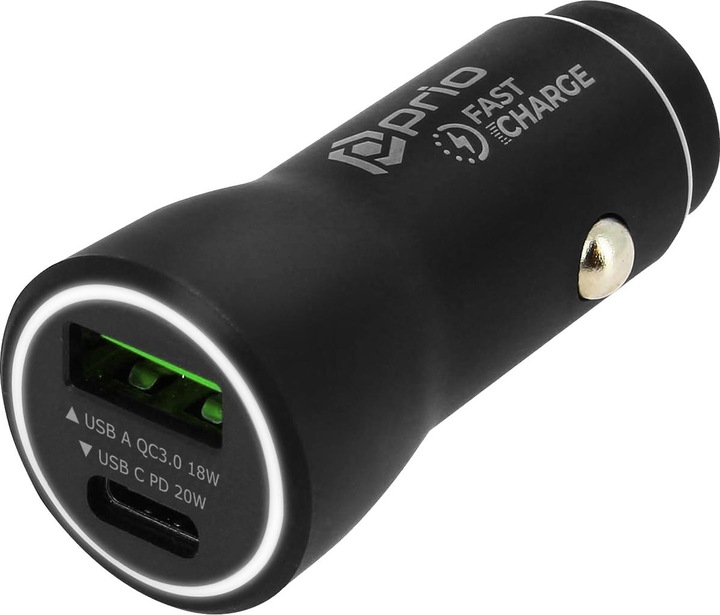 Image du produit prio Chargeur allume-cigare 4.8 USB/USB-C