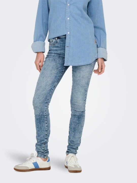 Actual product image Only Onlblush Mid Sk Ank Db Dnm Tai (32)