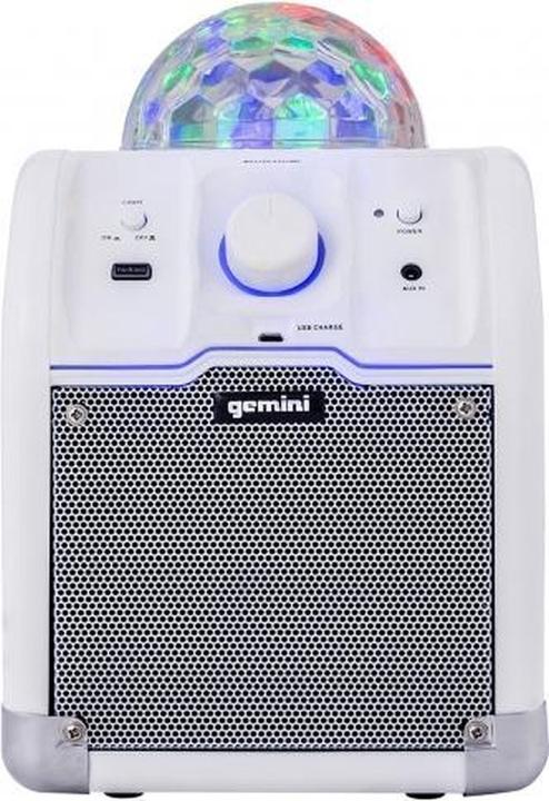 Image du produit Gemini MPA-500 W Enceinte Bluetooth avec spectacle lumineux à LED Wit
