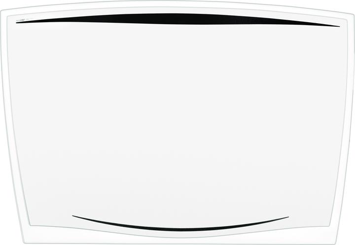 Actual product image Cep Ice desk pad, 65.6x44.8cm, black, transparent (65.5 x 45 cm)