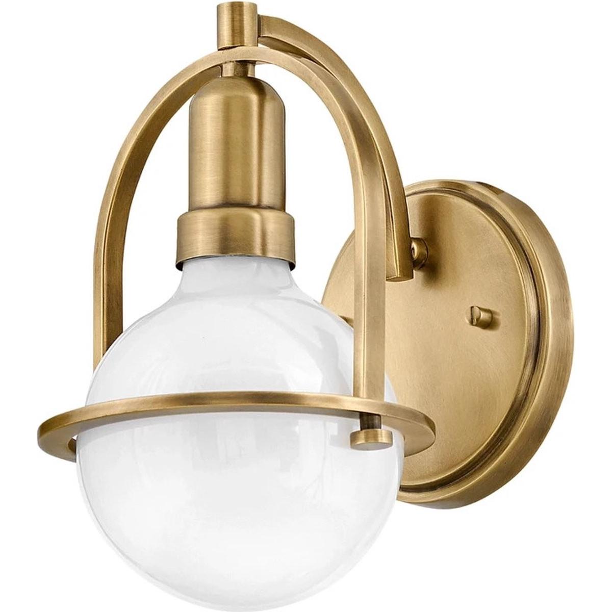 Elstead Lighting Oro Applique + Plafoniera, Applique Somerset E27 In Ottone Heritage (E27)