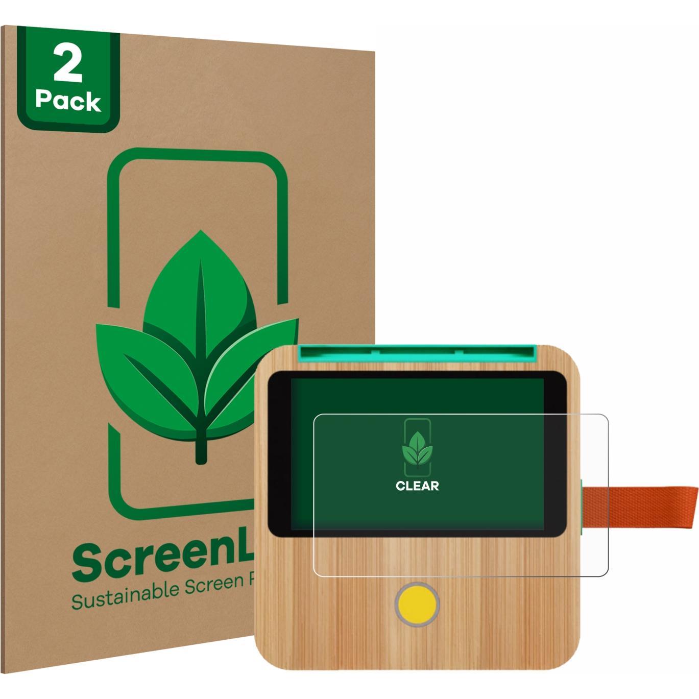 ScreenLeaf Schutzfolie nachhaltiger Displayschutz Displayschutzfolie Folie Klar Transparent, MP3 + Media-Player Zubehör