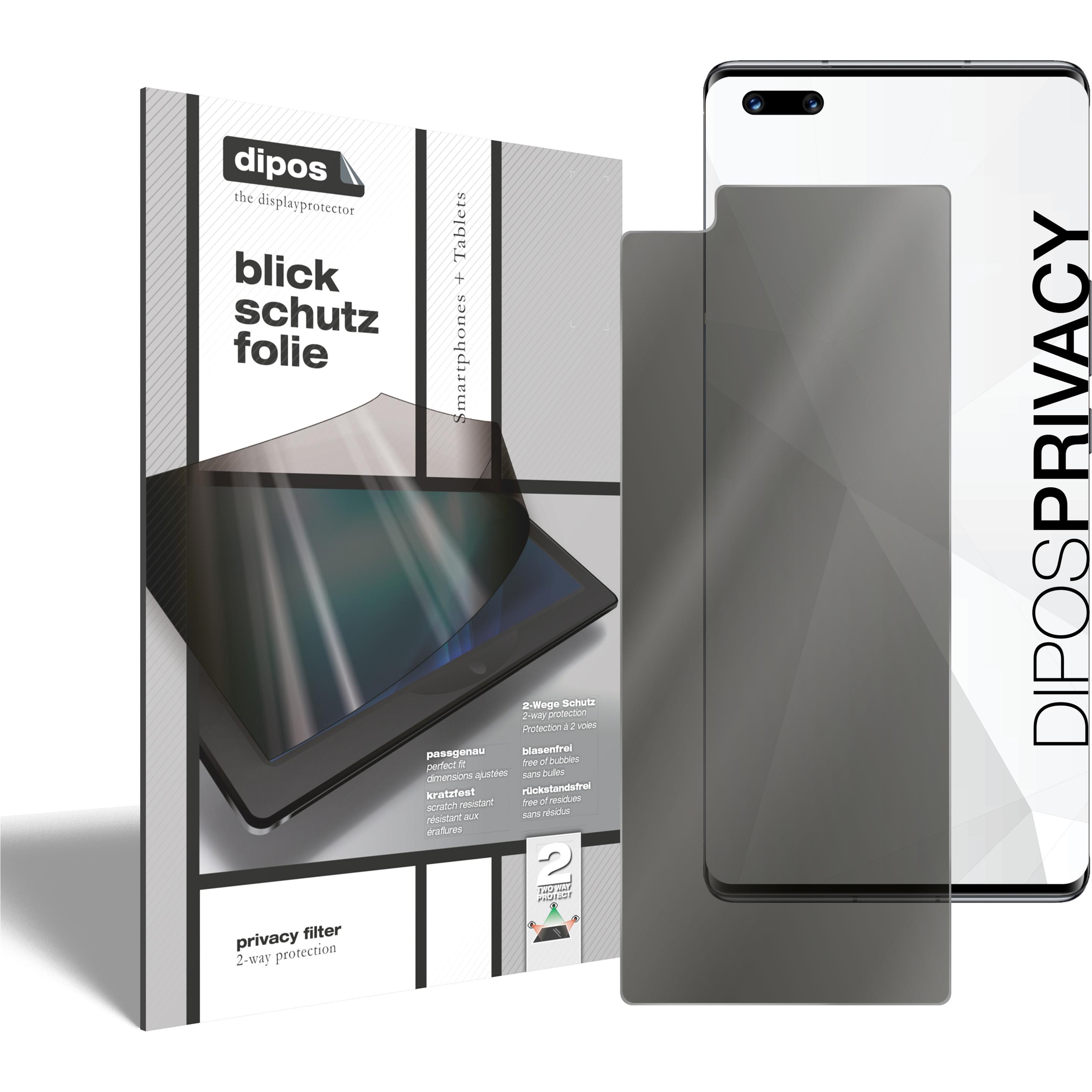 Dipos Blickschutzfolie 2-Way Anti-Shock (1 Stück, Honor Magic 3), Smartphone Schutzfolie, Transparent