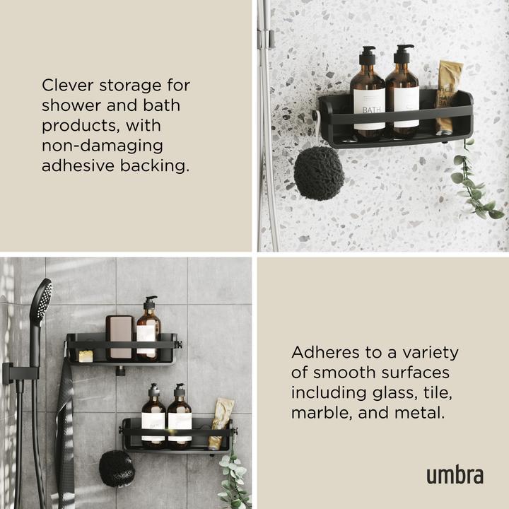 Productafbeelding Umbra FLEX lijmemmer, zwart (12 x 31,5 x 17 cm)