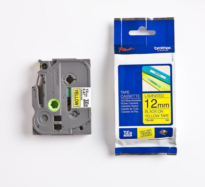 Produktbild Brother Tze-631 (1.20 cm, Gelb, Schwarz)