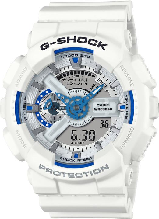 Immagine prodotto Casio GA-110HDS-7AER (Orologio con pietra preziosa, Visualizzazione della riserva di carica, Cronografo, 55 mm)