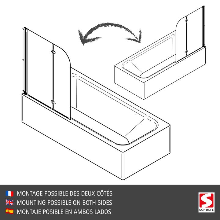 Image du produit Schulte Badewannenfaltwand Komfort D3353