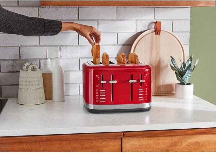 Produktbild KitchenAid 5KMT4109EER manueller 4-Scheiben Toaster Empire Rot