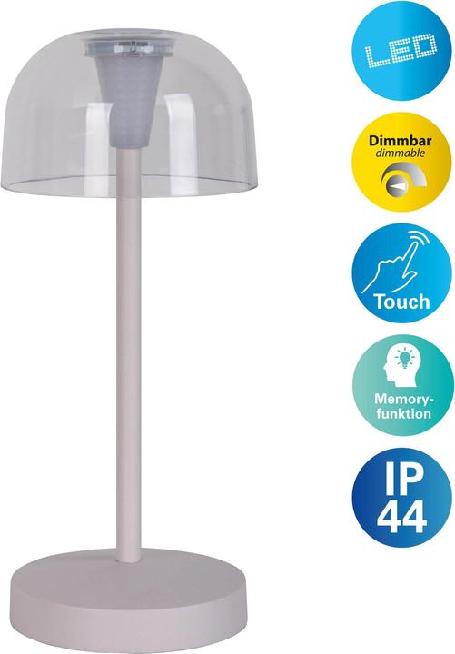 Immagine prodotto Näve Akku- Tischleuchte GOMBA weiss 2er Set