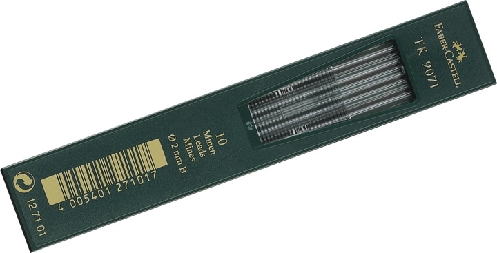 Actual product image Faber-Castell 9071 (2 mm, HB, 10 x)