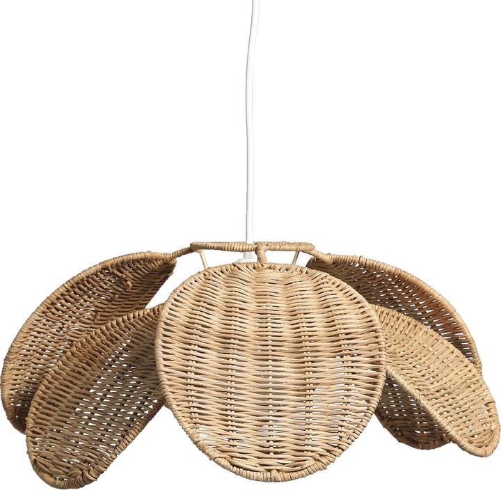 Produktbild Vertbaudet Kinderzimmer Lampenschirm aus Rattan in Blütenform