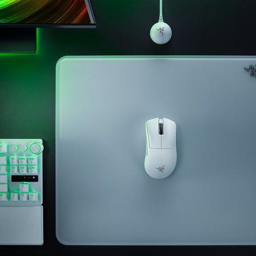 Actual product image Razer Deathadder V4 Pro Mouse White (Wireless, Cable)