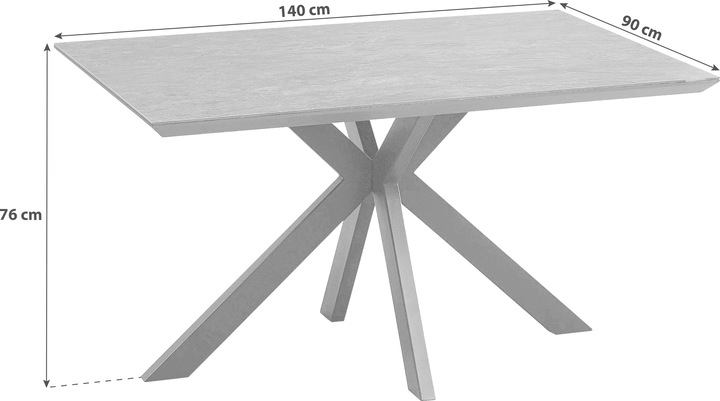 Produktbild Lipo Esstisch (140 x 76 x 90 cm)