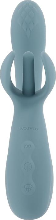 Actual product image Evolved Dual Stimulationsvibrator Blau