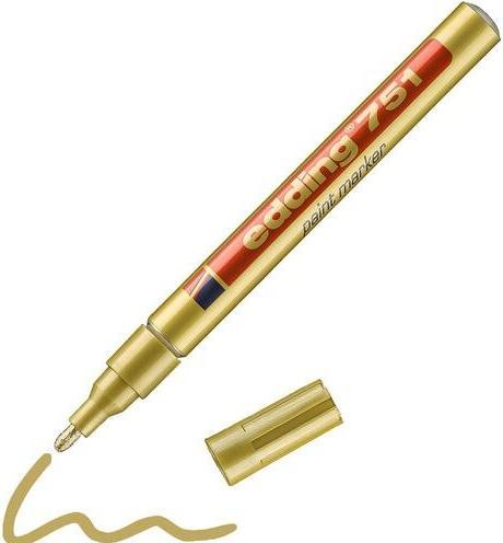 Productafbeelding Edding 751 Glanzende lakmarker (Goud, 2 mm, 1 x)