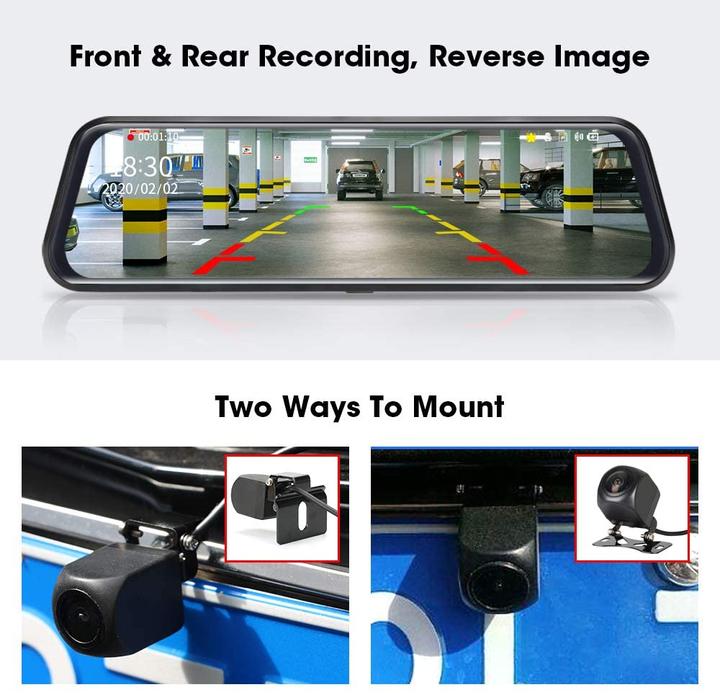 Produktbild Jansite Dashcam (Beschleunigungssensor, Eingebautes Display, Eingebautes Mikrofon, Full HD)