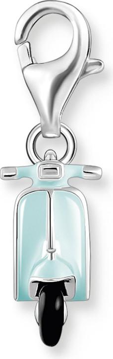Actual product image Thomas Sabo Charm Pendant Turquoise Scooter Silver (925 silver, Enamel)