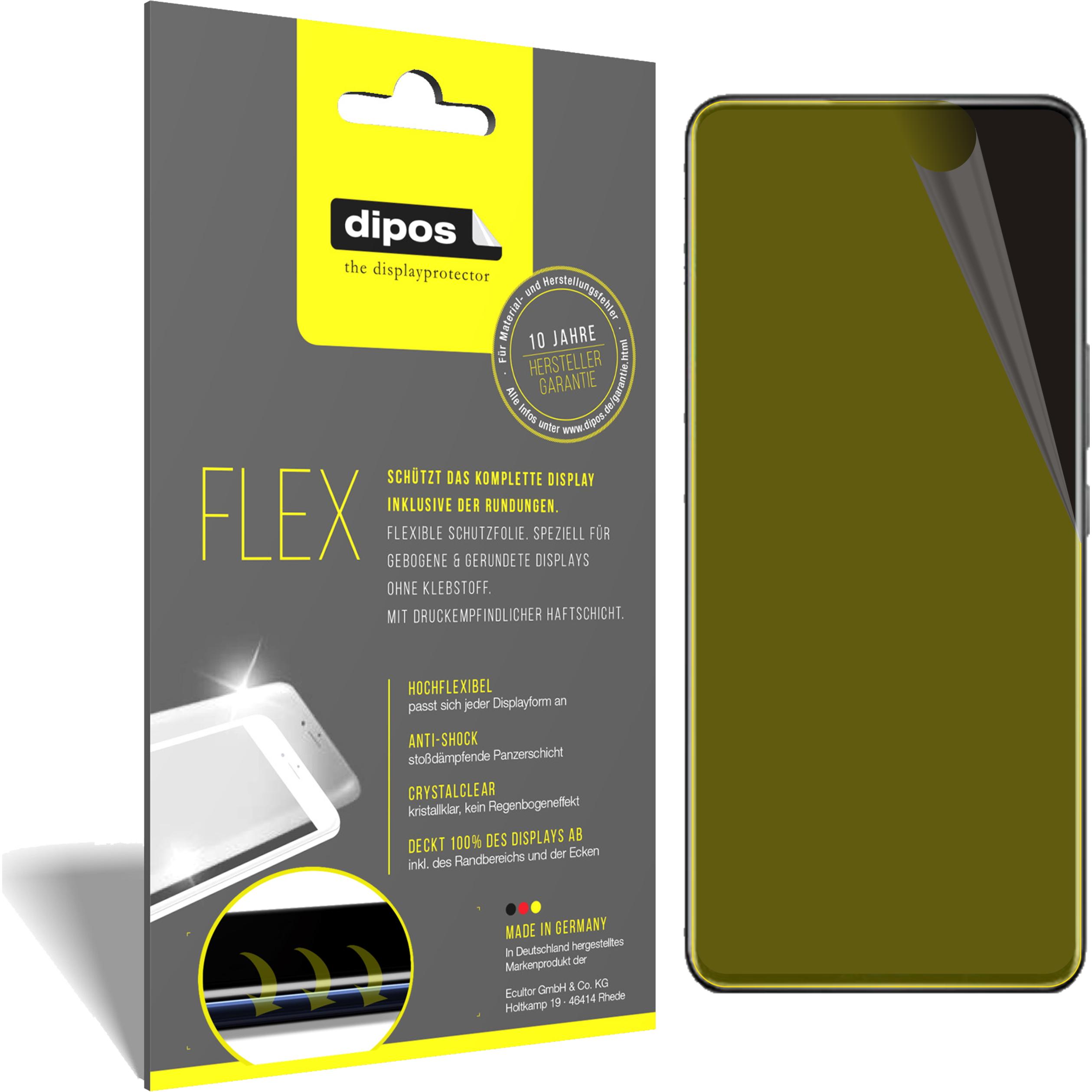 Thumbnail - Dipos Displayschutzfolie Full-Cover 3D (3 Stück, ZTE Axon 30), Smartphone Schutzfolie, Transparent