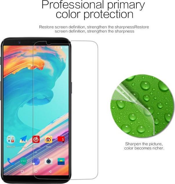 Actual product image Nillkin Super Clear Series (1 Piece, OnePlus 5T)