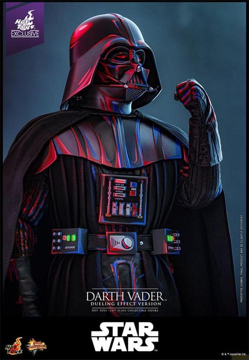 Actual product image Hot Toys Star Wars figurine Movie Masterpiece 1/6 Darth Vader (Dueling Effect Version) Exclusive 35