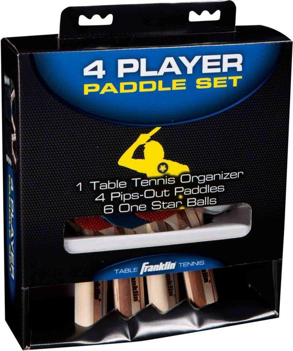 Immagine prodotto Franklin Set di mazze e palline da ping pong per 4 giocatori