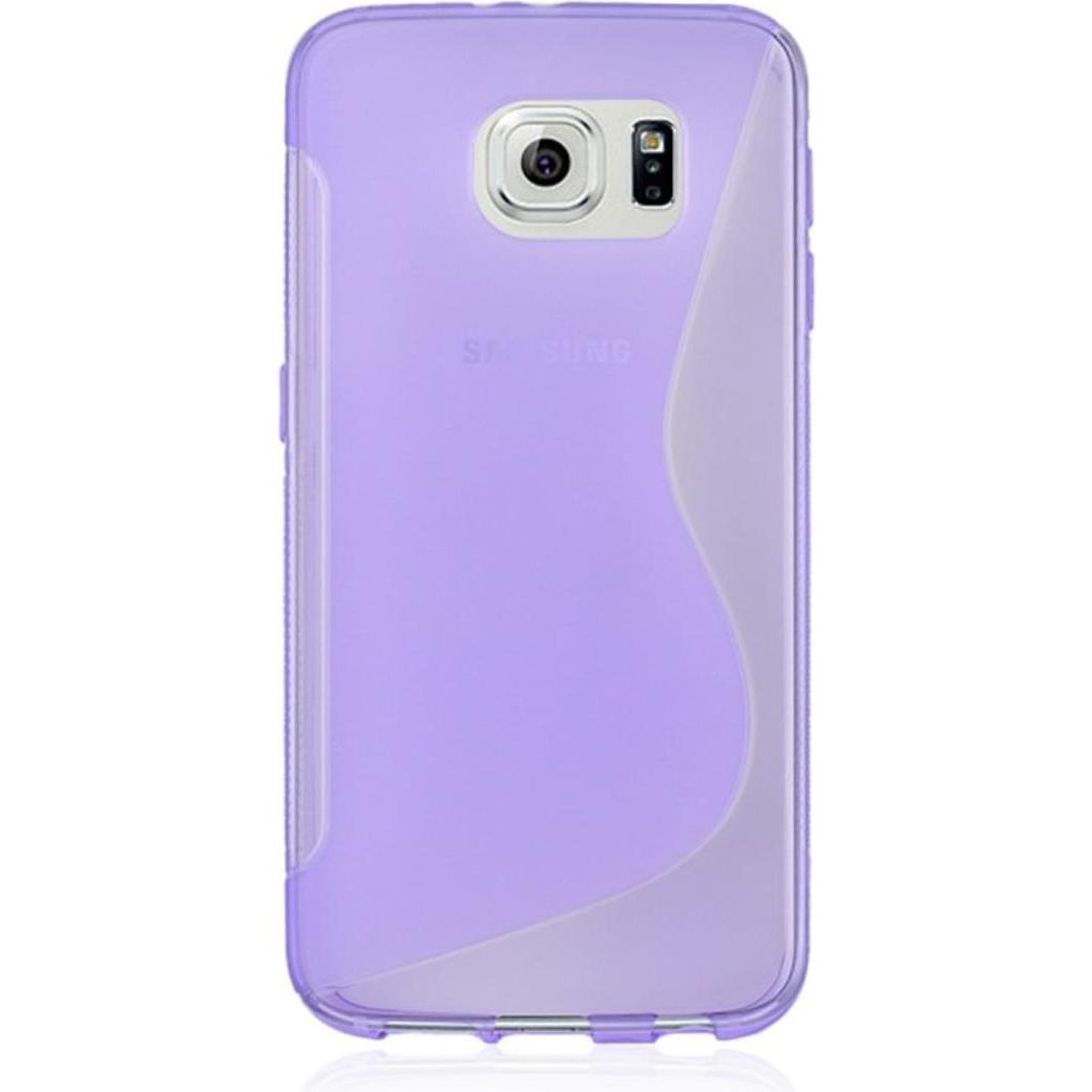 Thumbnail - König Design Handyhülle TPU Schutzhülle für Samsung Galaxy S6 SM G920F Lila / Violett (Samsung Galaxy S6), Smartphone Hü...