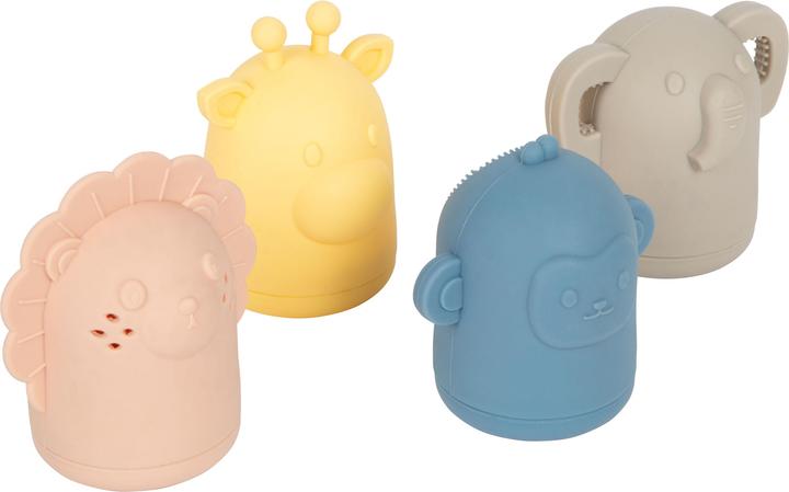 Actual product image small foot Silicone Bath Toys Set