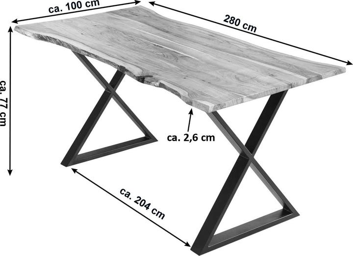 Actual product image SAM Kasimir (280 x 100 x 77 cm)