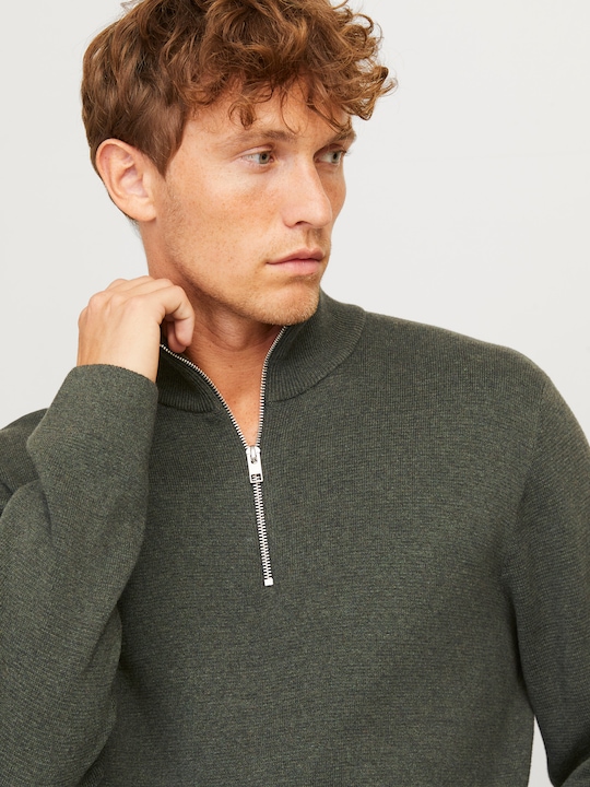 Image du produit Jack & Jones Jprblamilano Stitch Knit Half Zip Sn (XS)