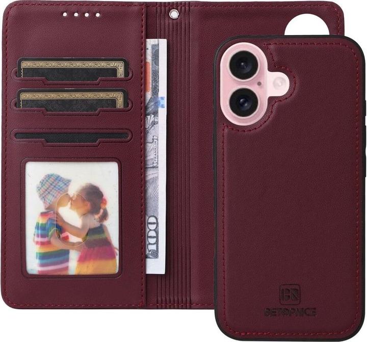 Actual product image Cover-Discount iPhone 16 - Divisible wallet case 2-in-1 mobile phone case (Apple iPhone 16)