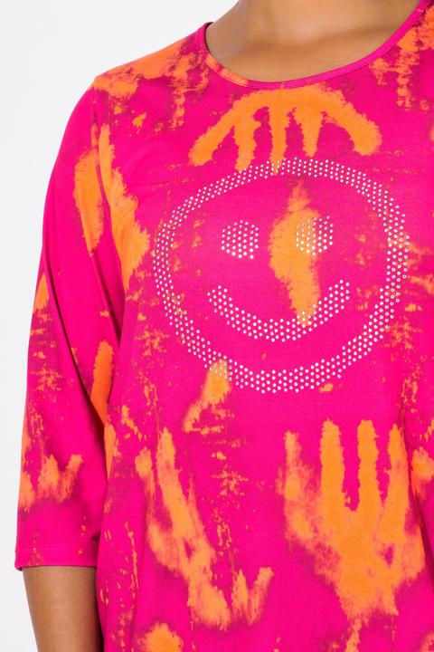 Produktbild Angel of Style T-Shirt, Straight Fit, Smiley, Batik-Muster (44)