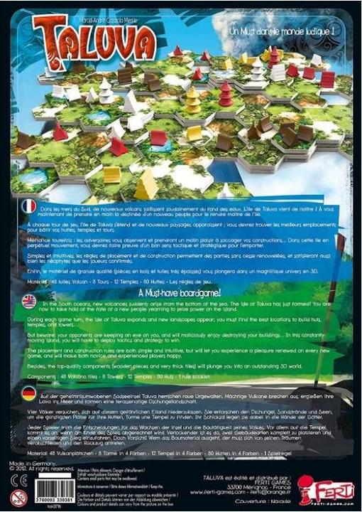 Image du produit FG060 - Taluva, jeu de société, pour 2-4 joueurs, dès 8 ans (Français)