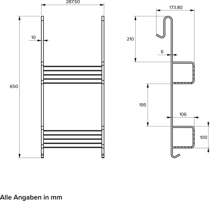 Produktbild Chris Bergen Hängeduschkorb