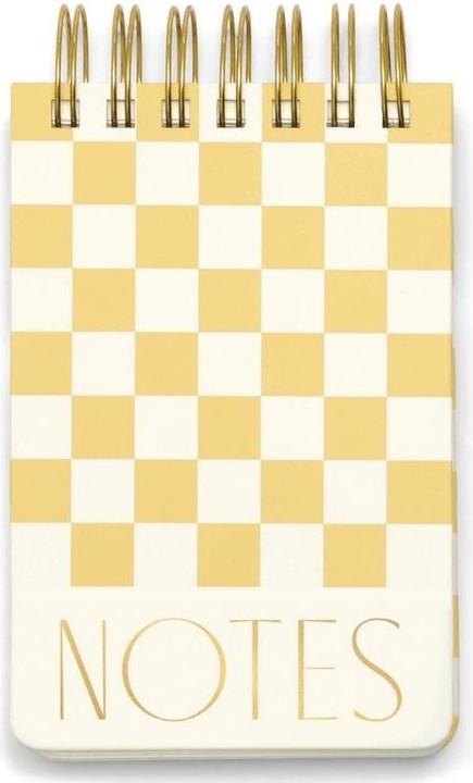 Image du produit Designworks Twin Wire Chunky Notepad - Chèques (À rayures, Couverture rigide)