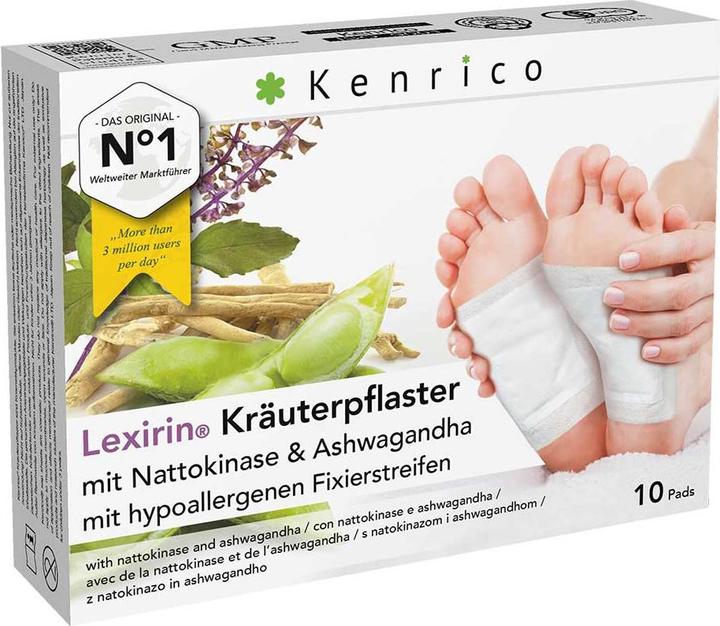 Actual product image Kenrico Herbal Patch with Nattokinase Ashwagandha Pfl (10 x)